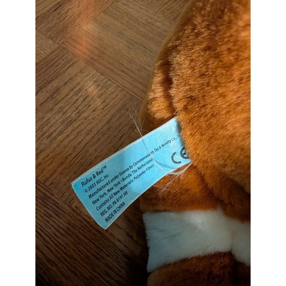 Jumbo Rufus N Red Kitty Cat Kitten Plush Stuffed Animal Commonwealth 23